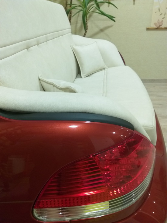 Оригинальный диван своими руками из задней части BMW 7 E65