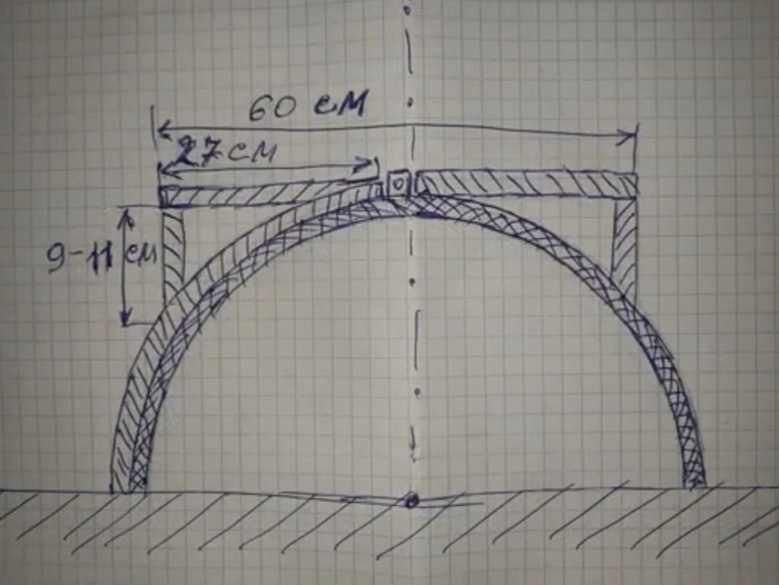 Скамья-трансформер на металлическом каркасе (чертежи)